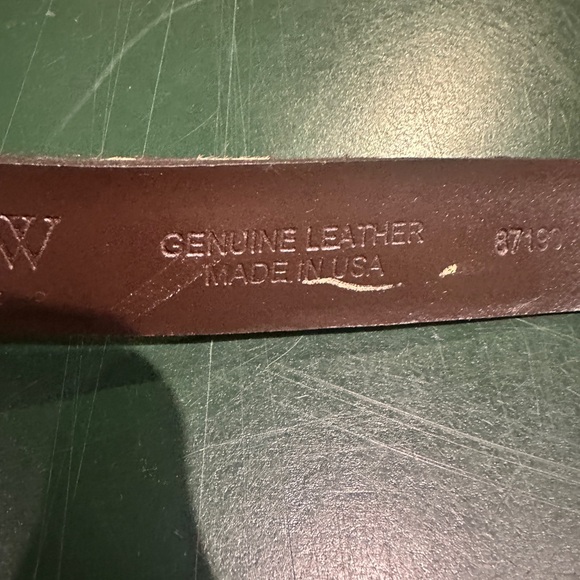 J. Crew Collection Cow Hide Leather Belt Tan Brown Genuine Leather Size Small - Picture 7 of 13